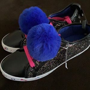 Disney Minnie Rock the Dots Pom Pom Glitter Shoes